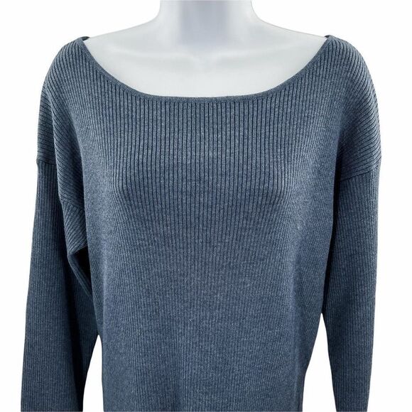 Lulu's Lounge Lifestyle Ribbed Knit Sweater Top S - Picture 4 of 9